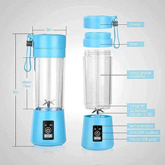 MINI PORTABLE 6 BLADE JUICER & SMOOTHIE MAKER