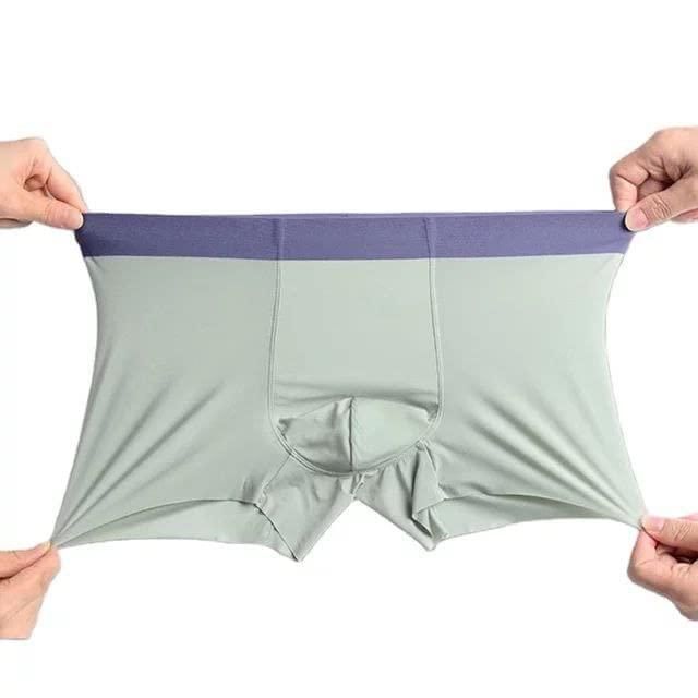 Comfy and Lightweight Men's Ice Silk Briefs Boxers (Pack of 5)