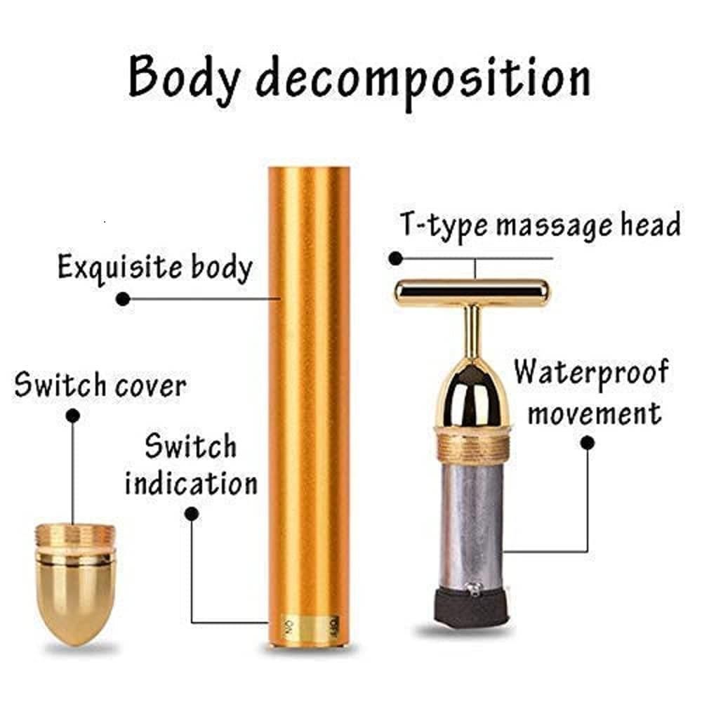 24K Gold Beauty Facial Massager - BEST OFFER TODAY !