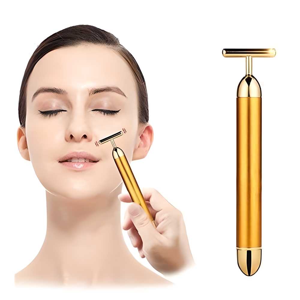 24K Gold Beauty Facial Massager - BEST OFFER TODAY !