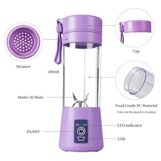 MINI PORTABLE 6 BLADE JUICER & SMOOTHIE MAKER